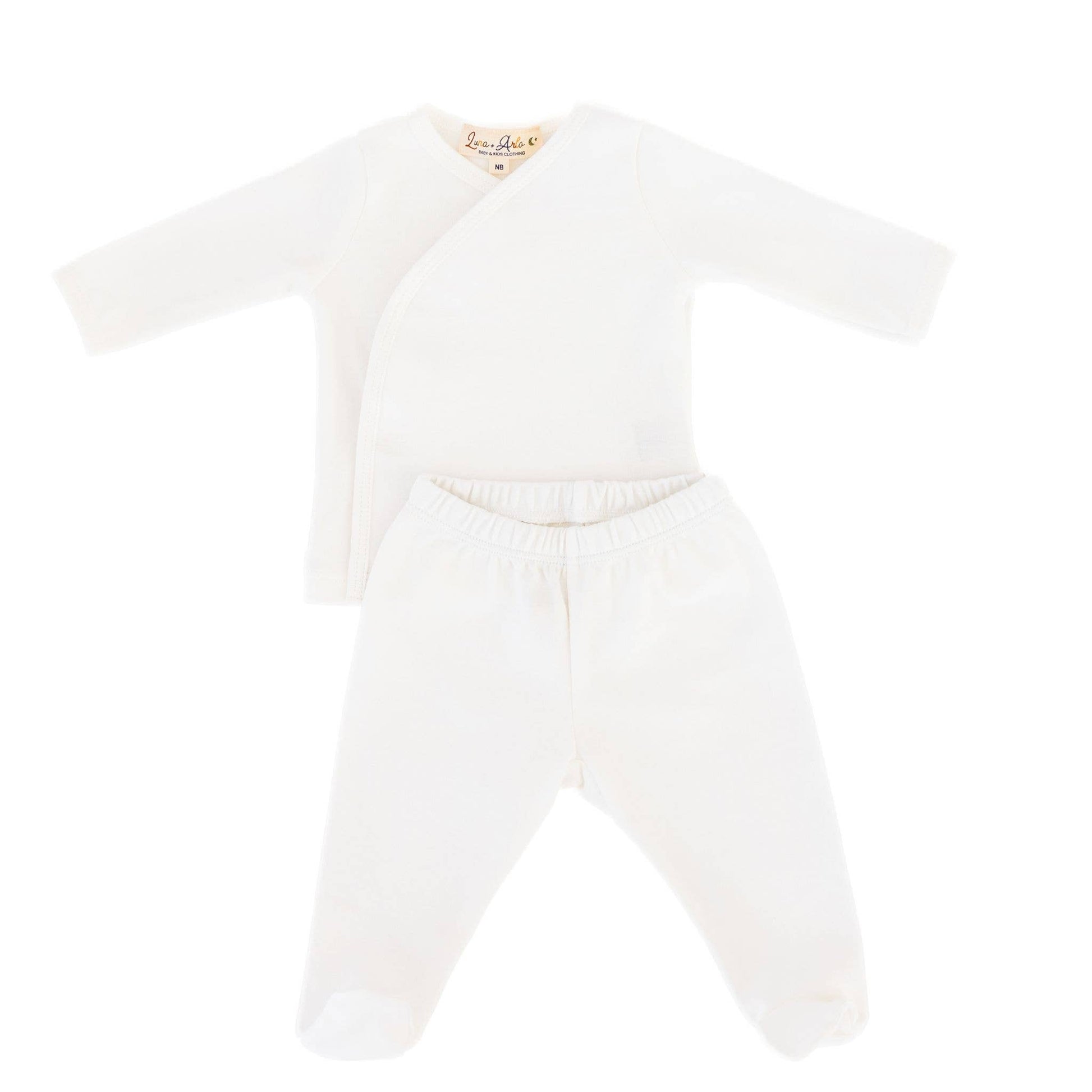 Basics Kimono Pant Set - Ivory