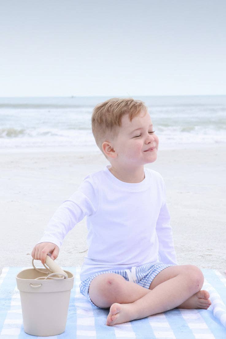Long Sleeve Rash Guard Shirt | White Wholesale