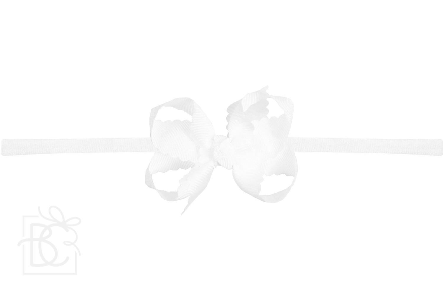 Headband w/ Scalloped Bow
