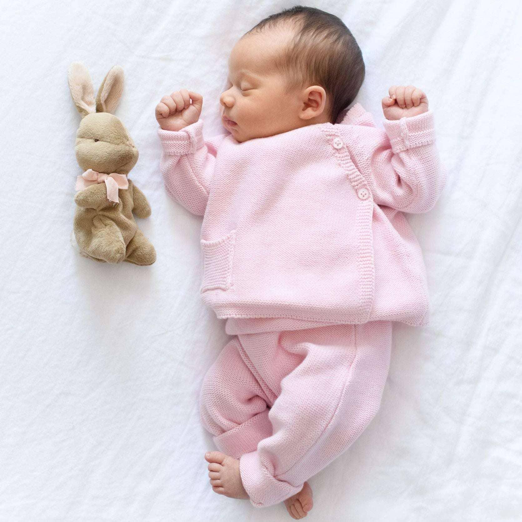 Little Darling Knit Set -Rose