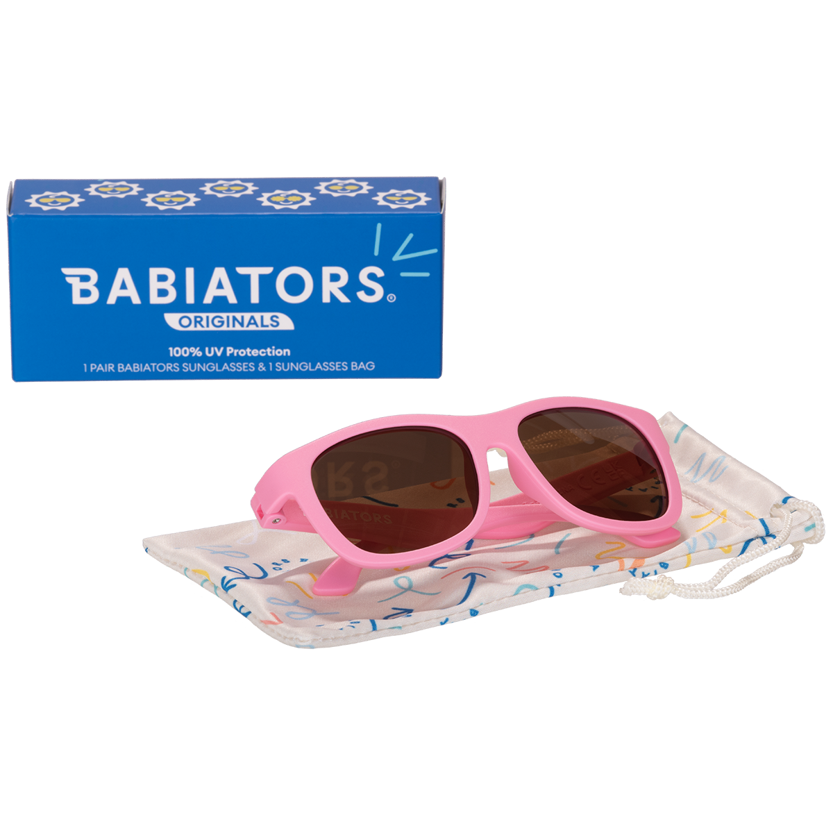 Candy Pink Navigator Sunglasses with Amber Lenses