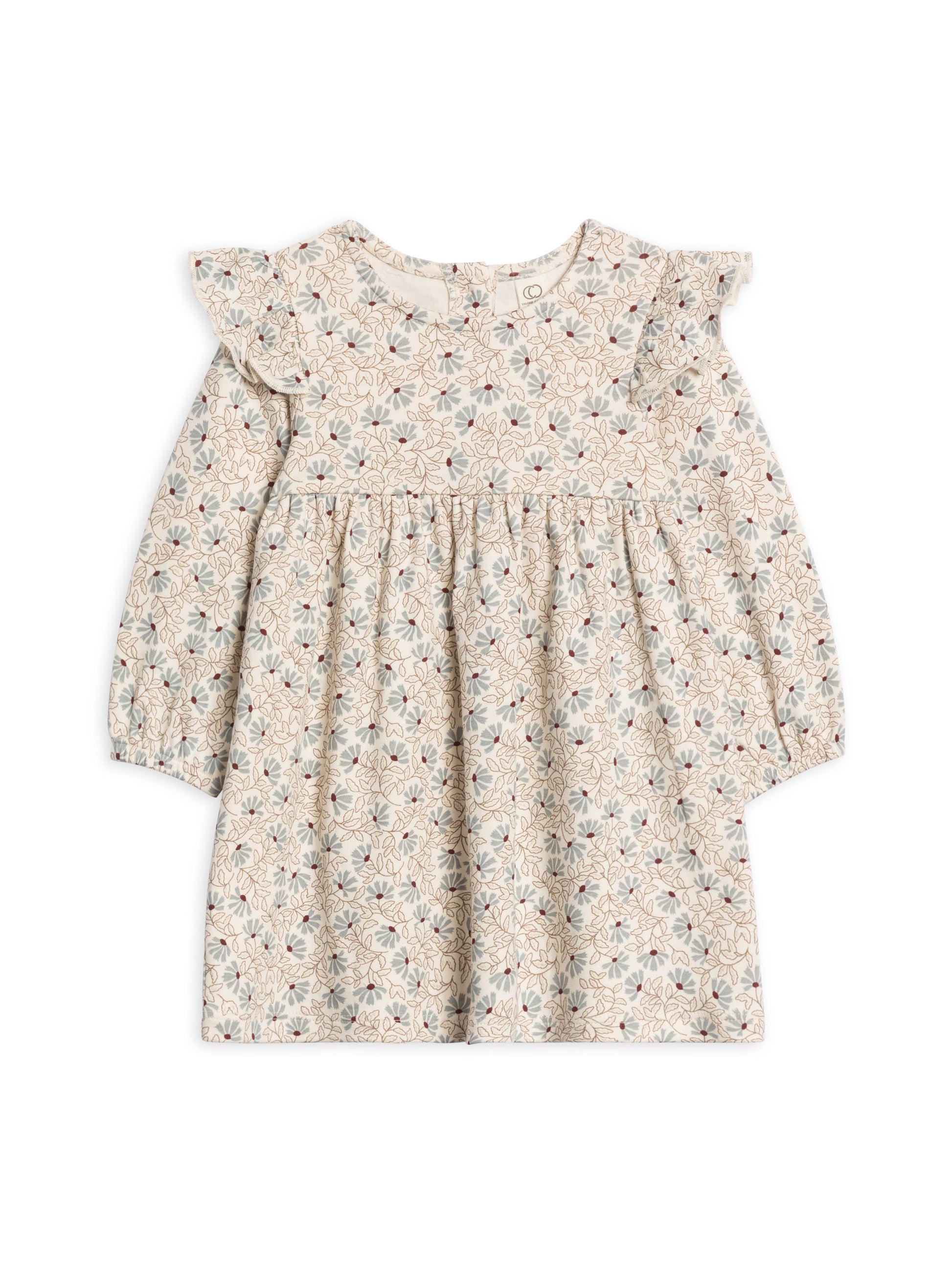Mika Armhole Ruffle Long Sleeve Dress