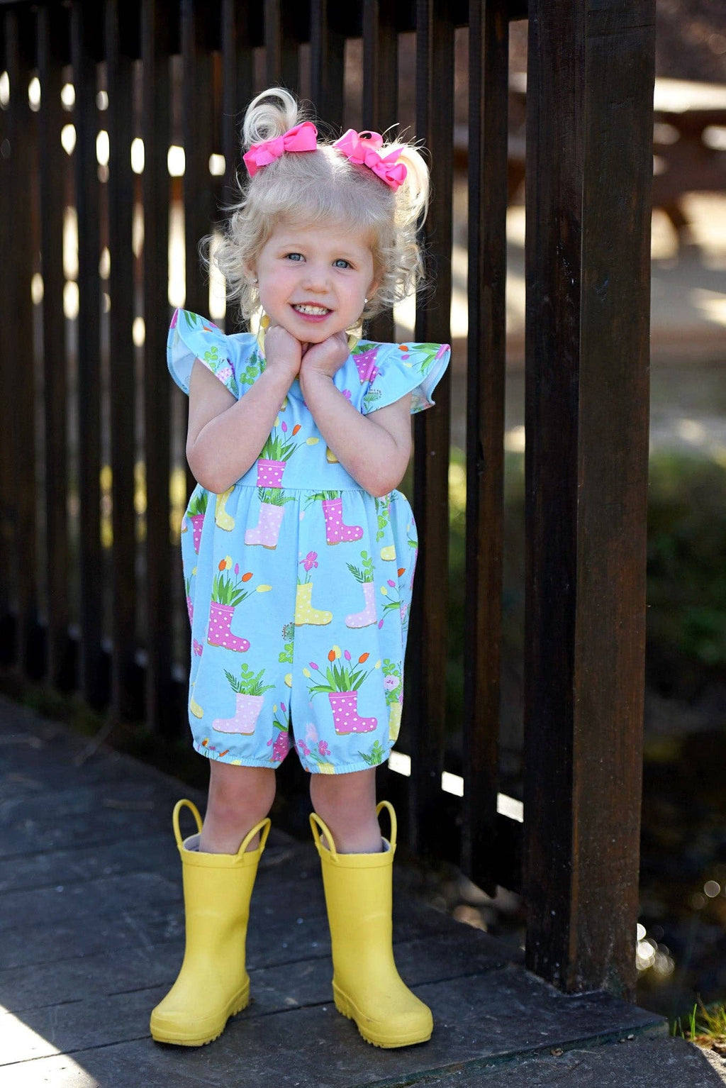 April Showers Romper