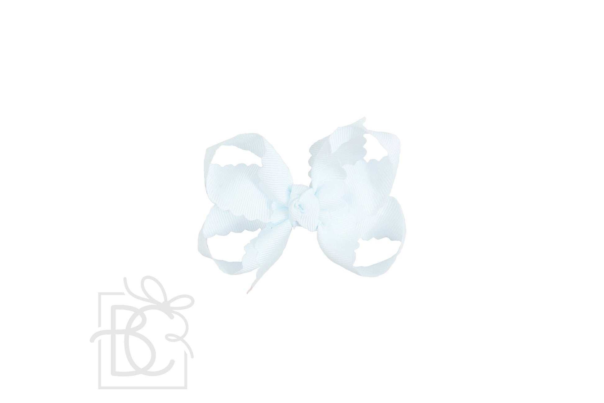 Large SCALLOPED EDGE BOW