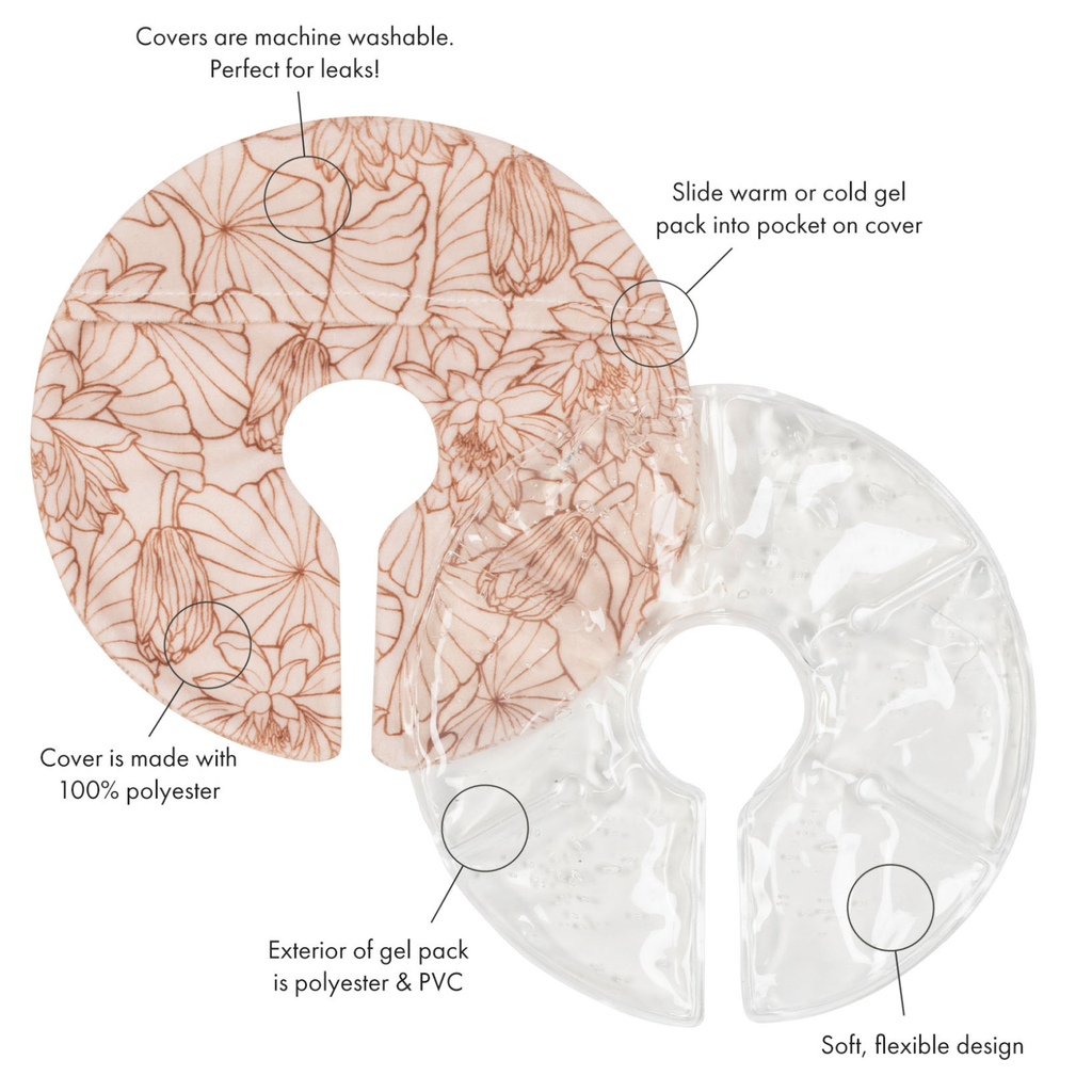 Soothing Hot or Cold Gel Packs for Breastfeeding & Pumping