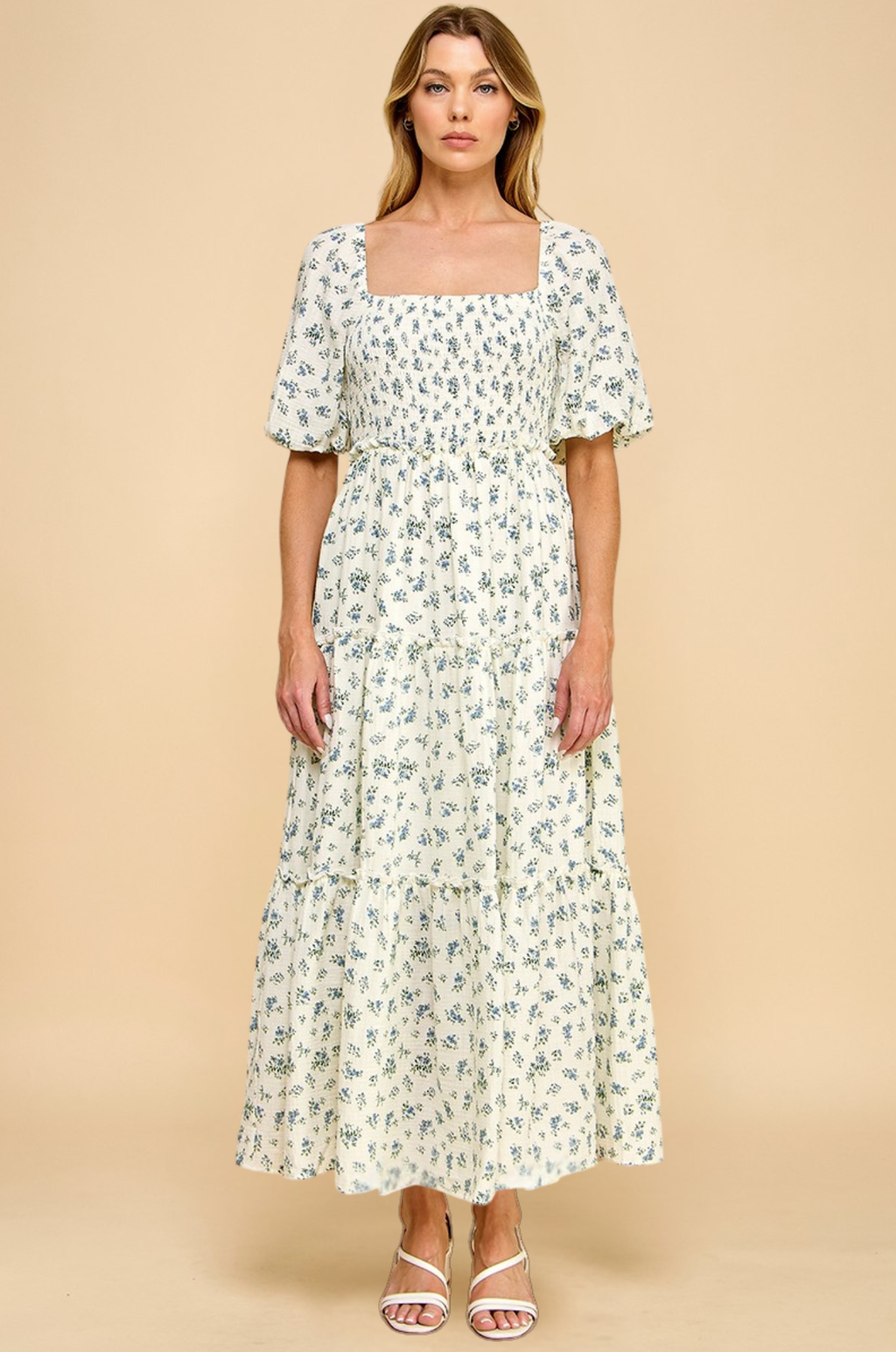 Hattie Blue Floral Dress