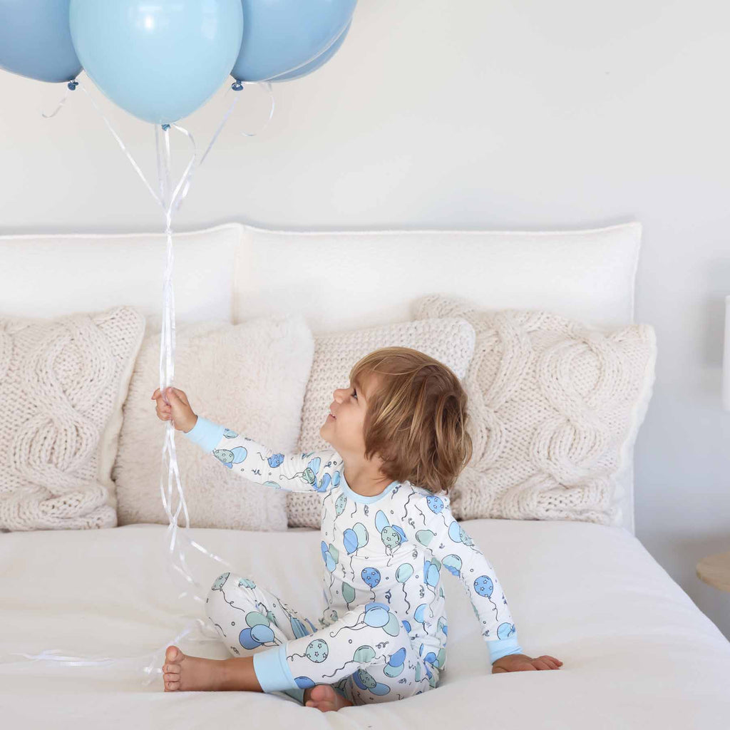 Party Time Two Piece Pajama Set | Blue