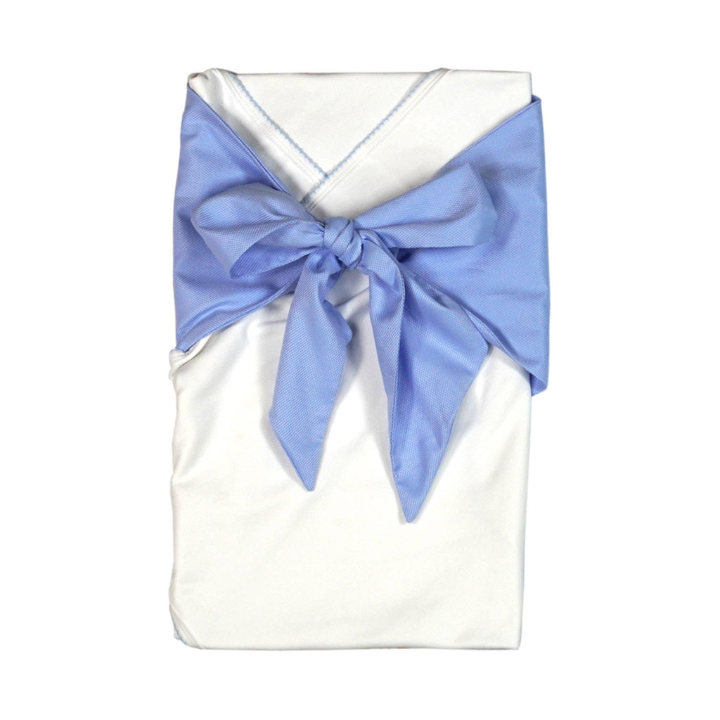 Pima Cotton Baby Swaddle Wrap INCLUDES monogram