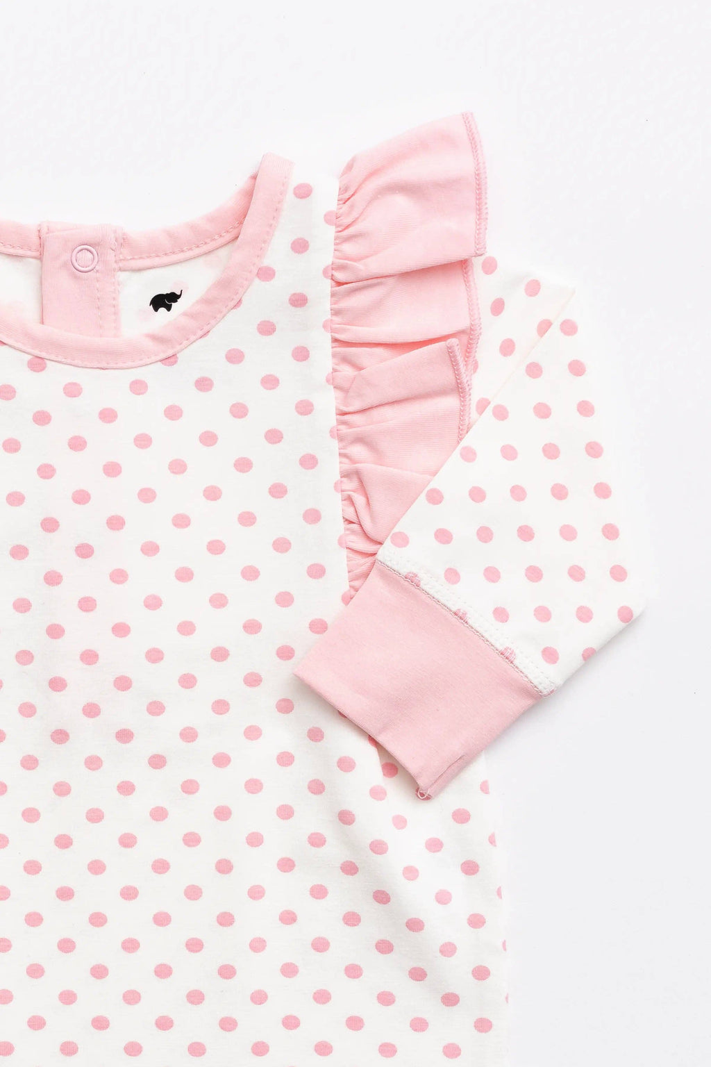 Polka Dot Ruffle Romper