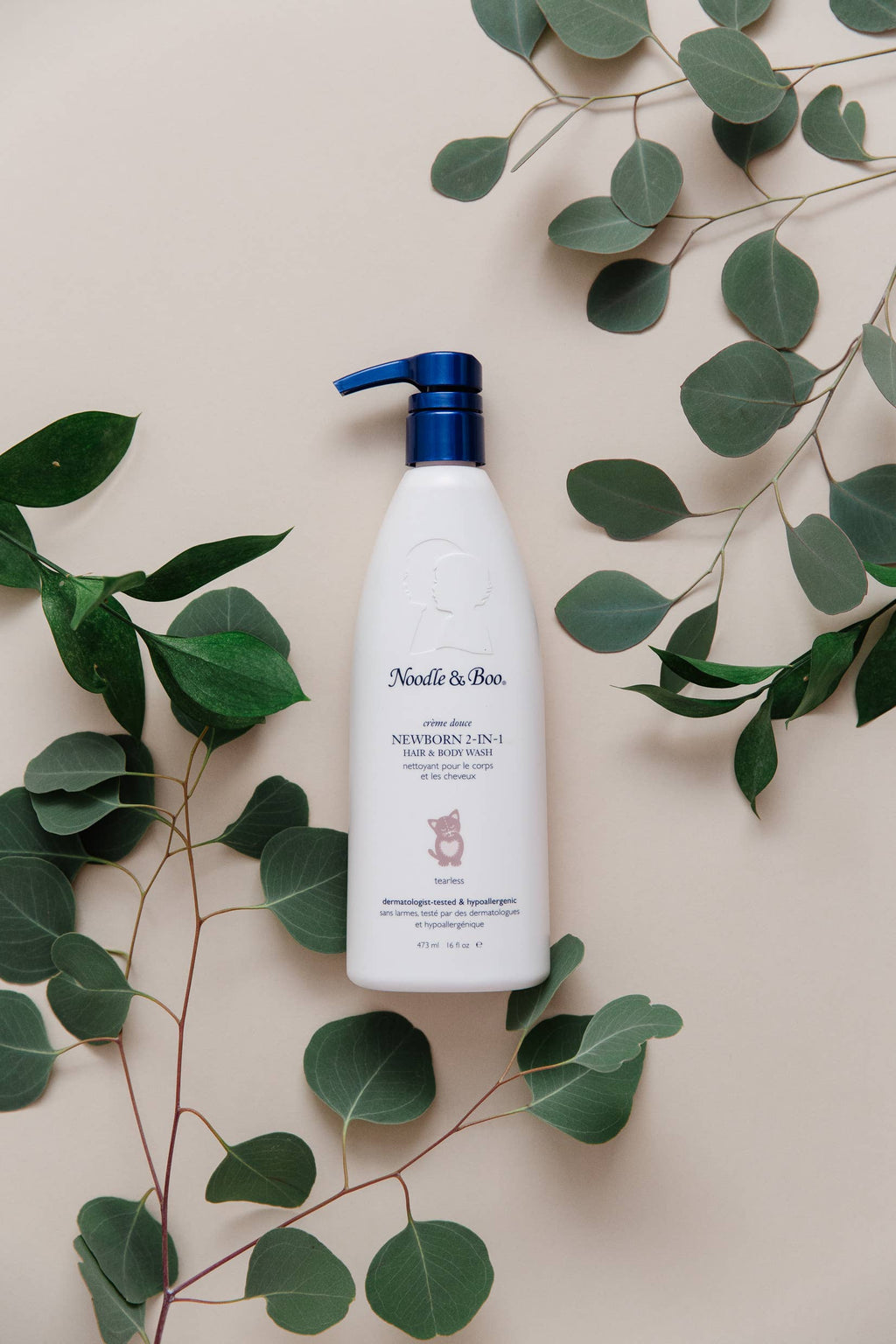 Newborn 2-in-1 Hair & Body Wash, Crème Douce, 16 oz