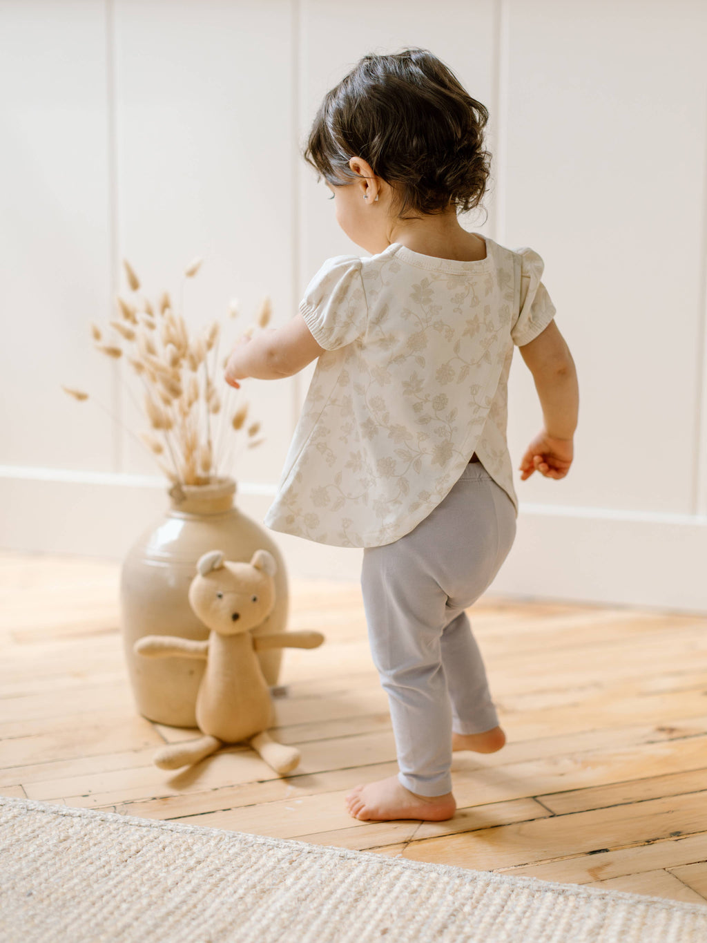 Cora Tulip Back Tee - Aria Floral