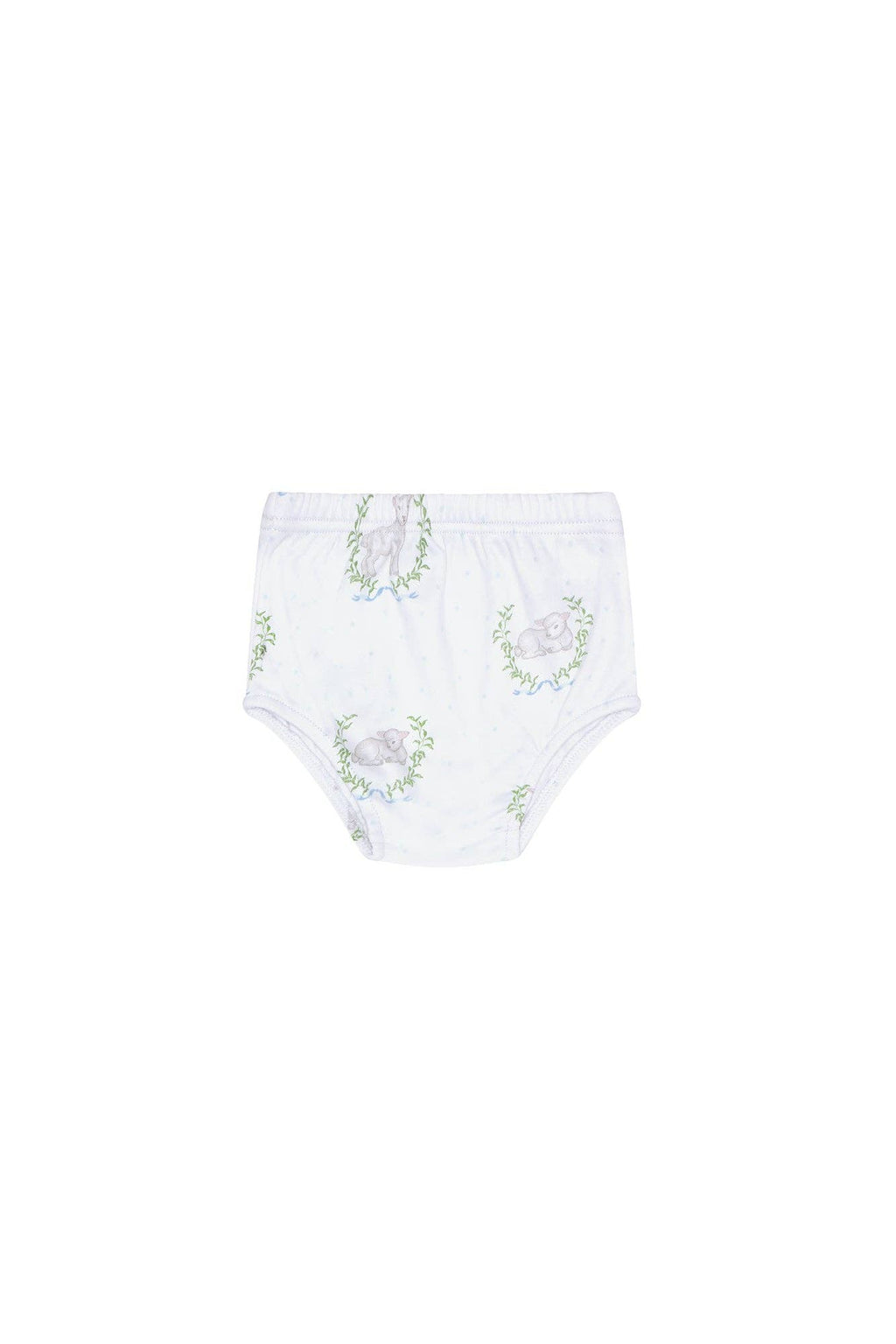 Lamb Print Diaper Cover Set