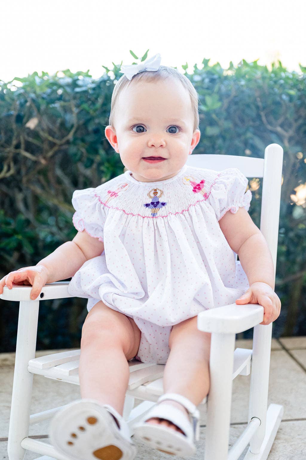 Ballerinas Smocked Bubble