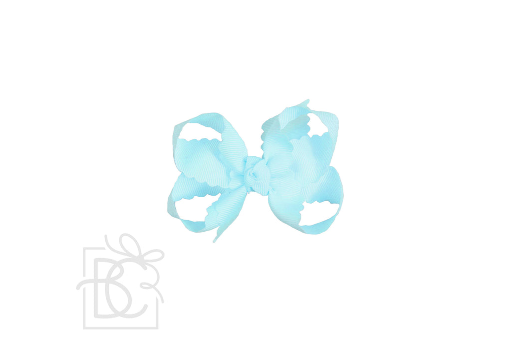 Large SCALLOPED EDGE BOW
