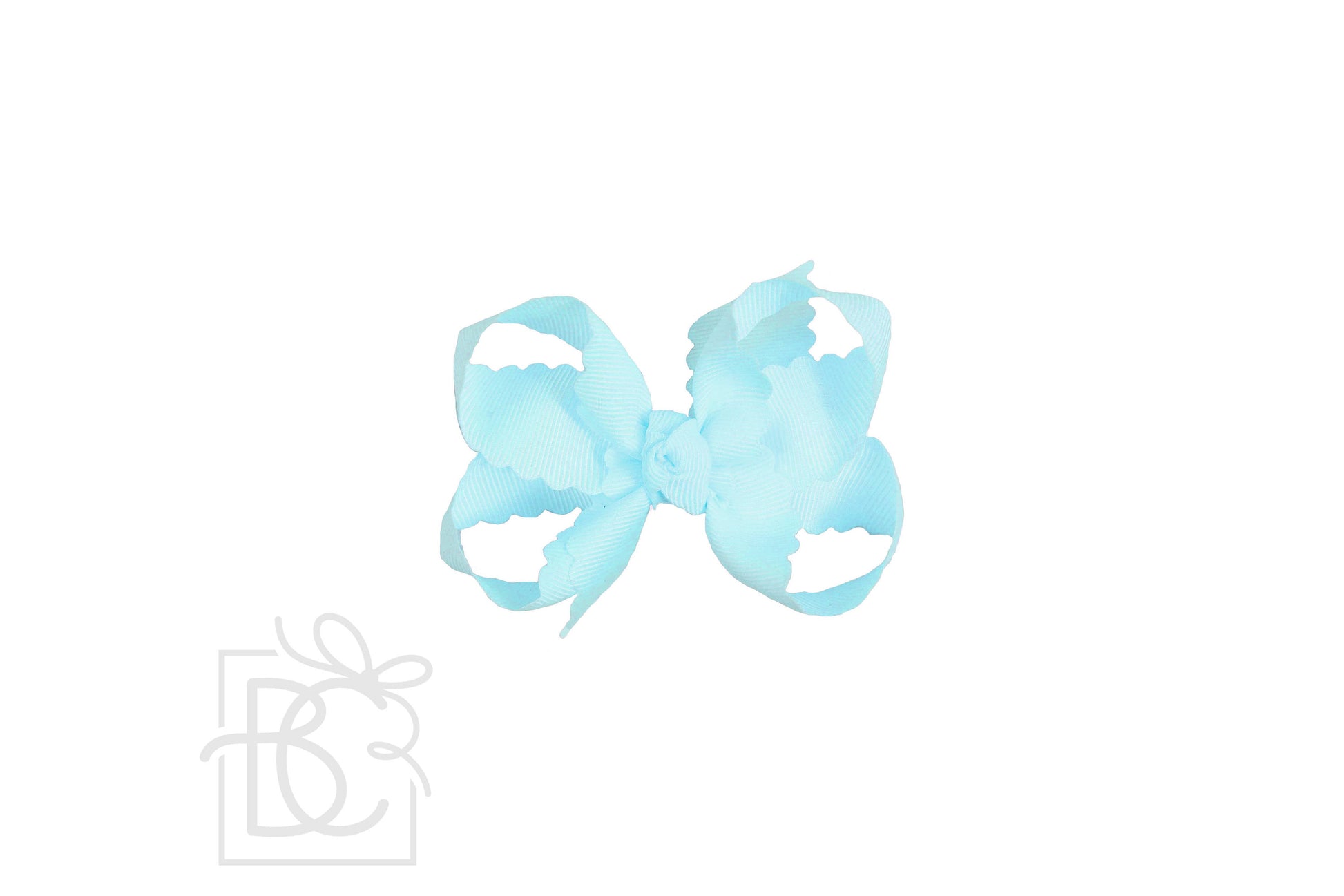 Large SCALLOPED EDGE BOW