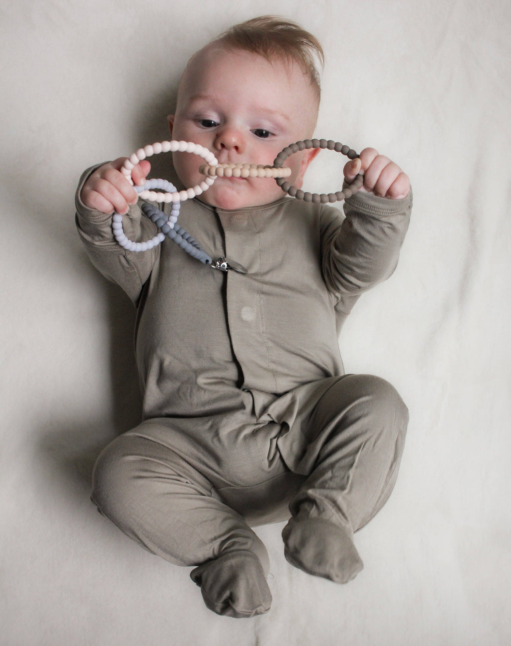 Silicone Teether Rings with Clip