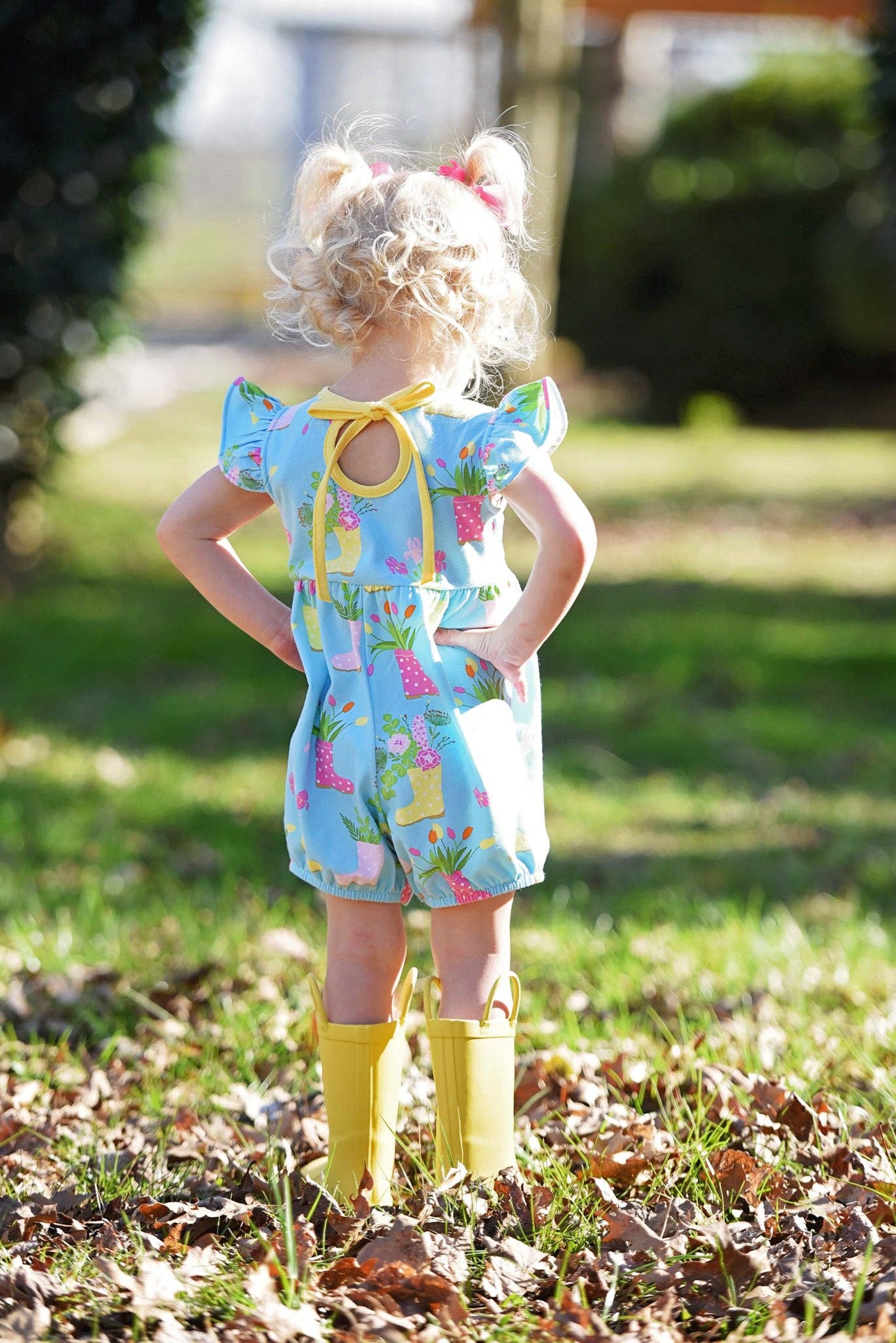 April Showers Romper