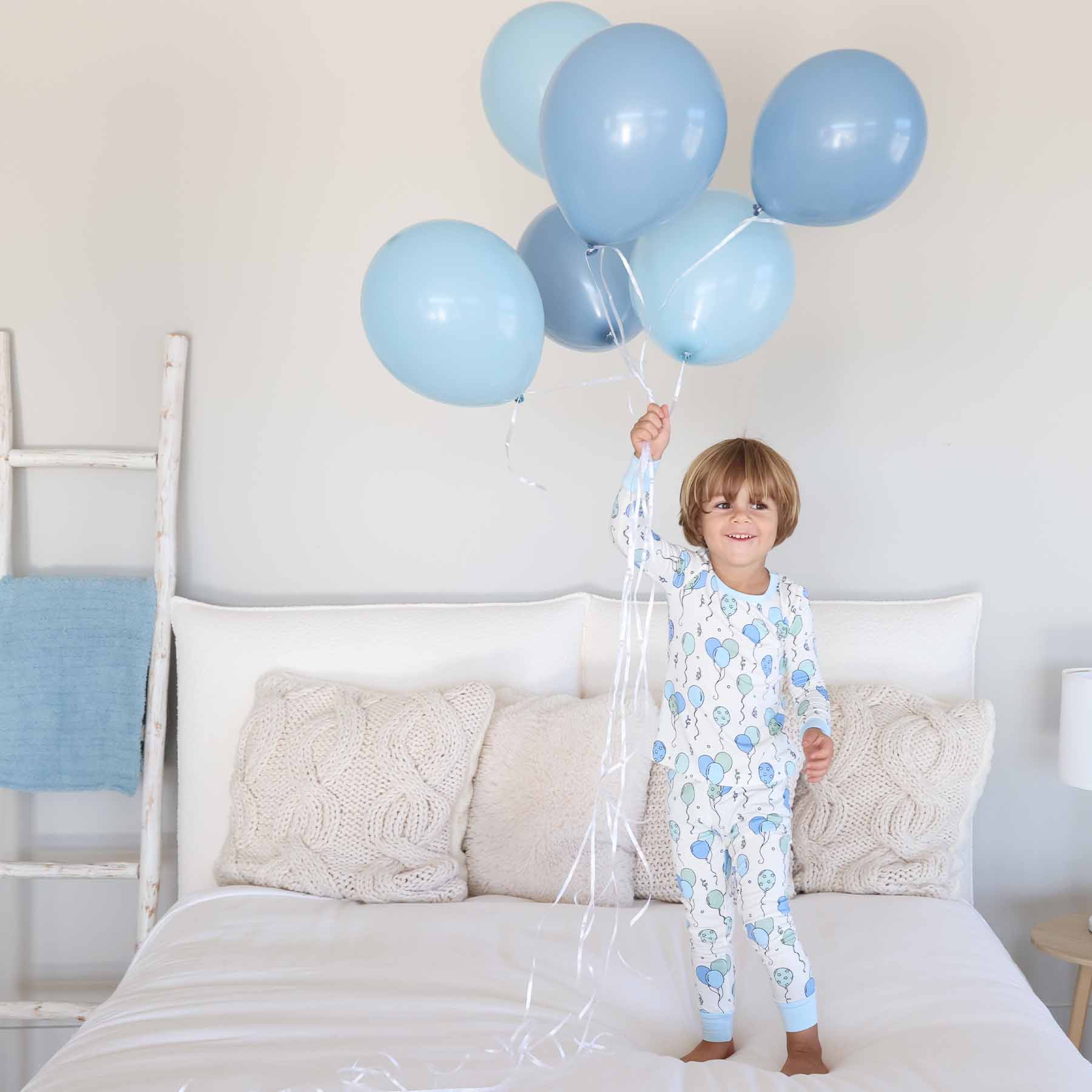 Party Time Two Piece Pajama Set | Blue