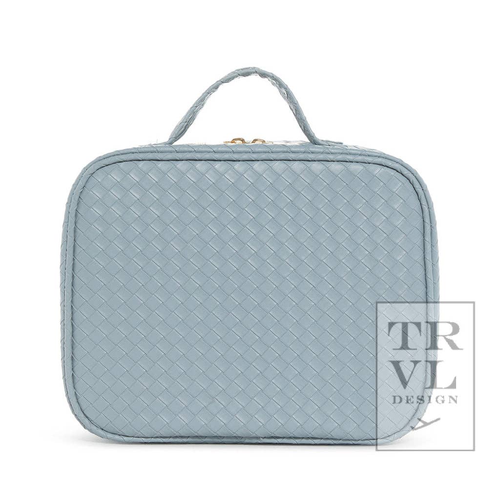 Luxe Trvl2 Cosmetic Toiletry Case - Woven Bleu
