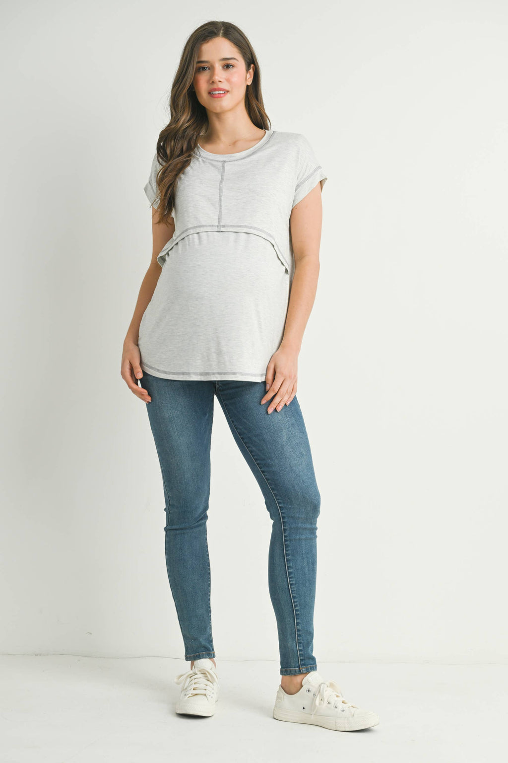 Double Layer Short Sleeve Top