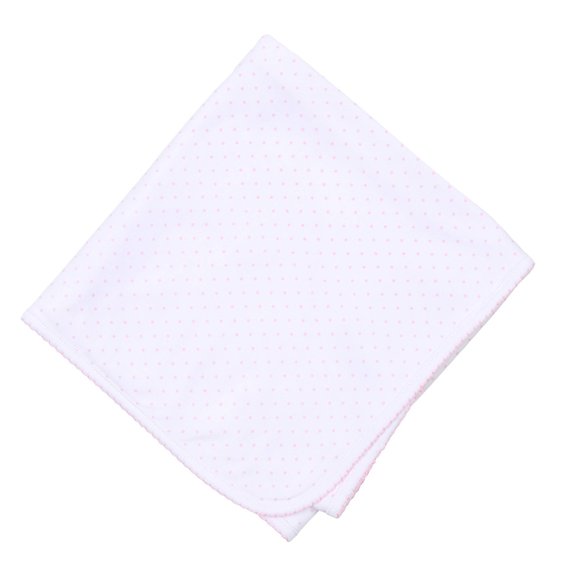 Mini Dots Receiving Blanket - Pink
