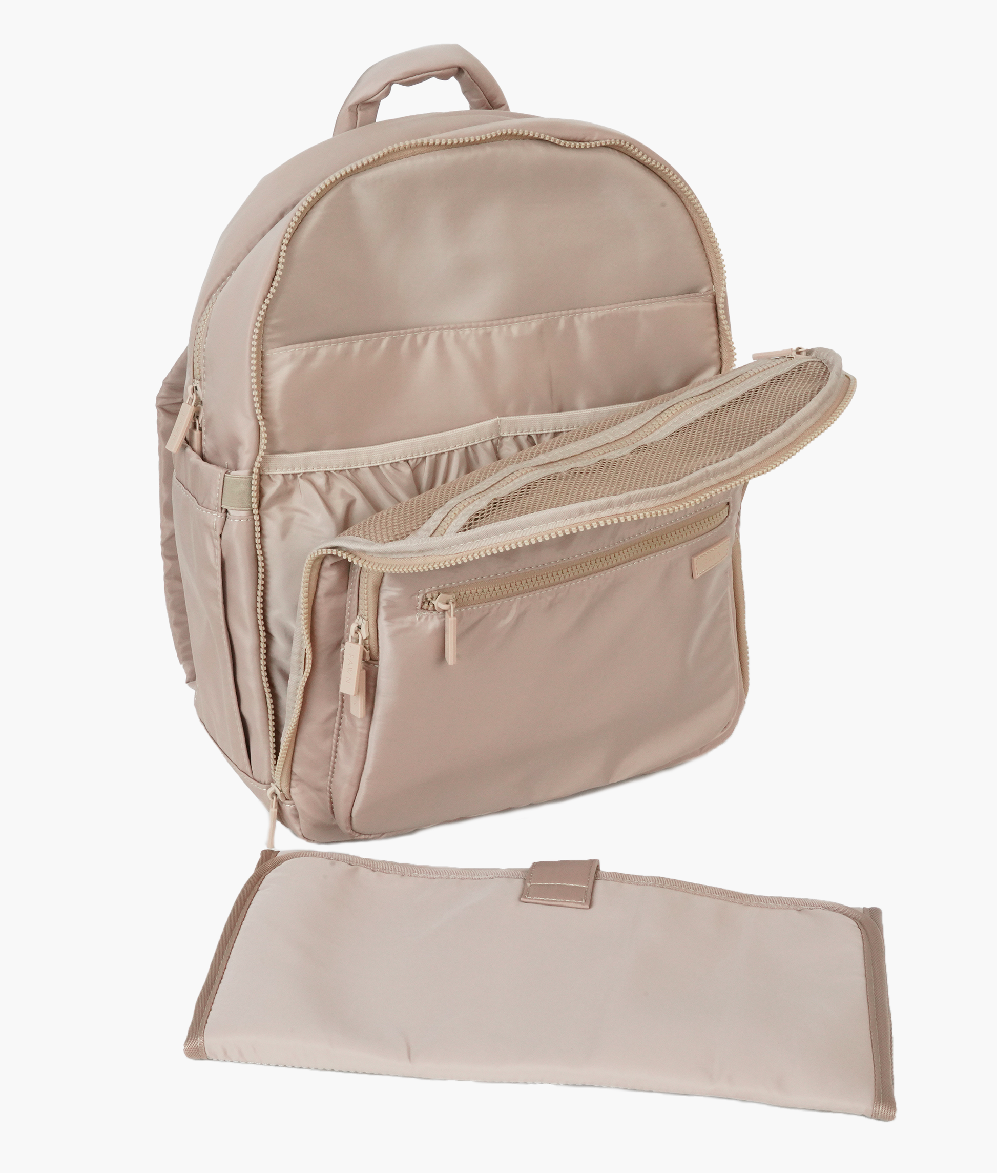 The Nylon Diaper Pack - Backpack with Diaper Changing Pad