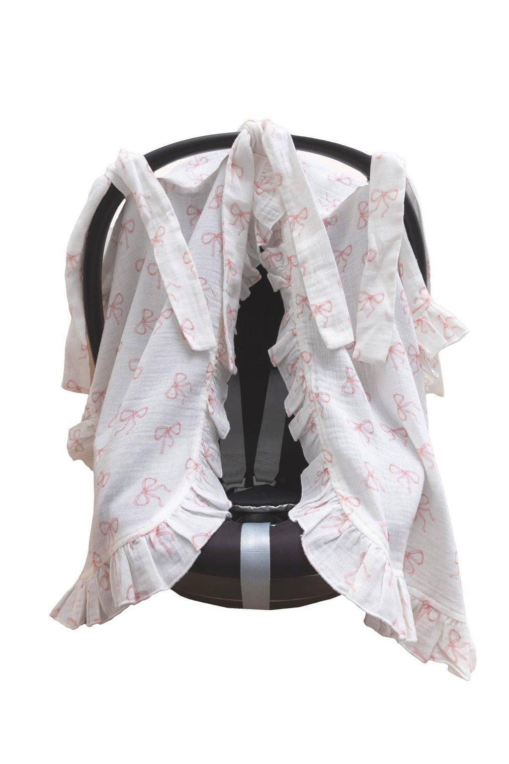 Stroller Cover SET - Ribbon / Pink