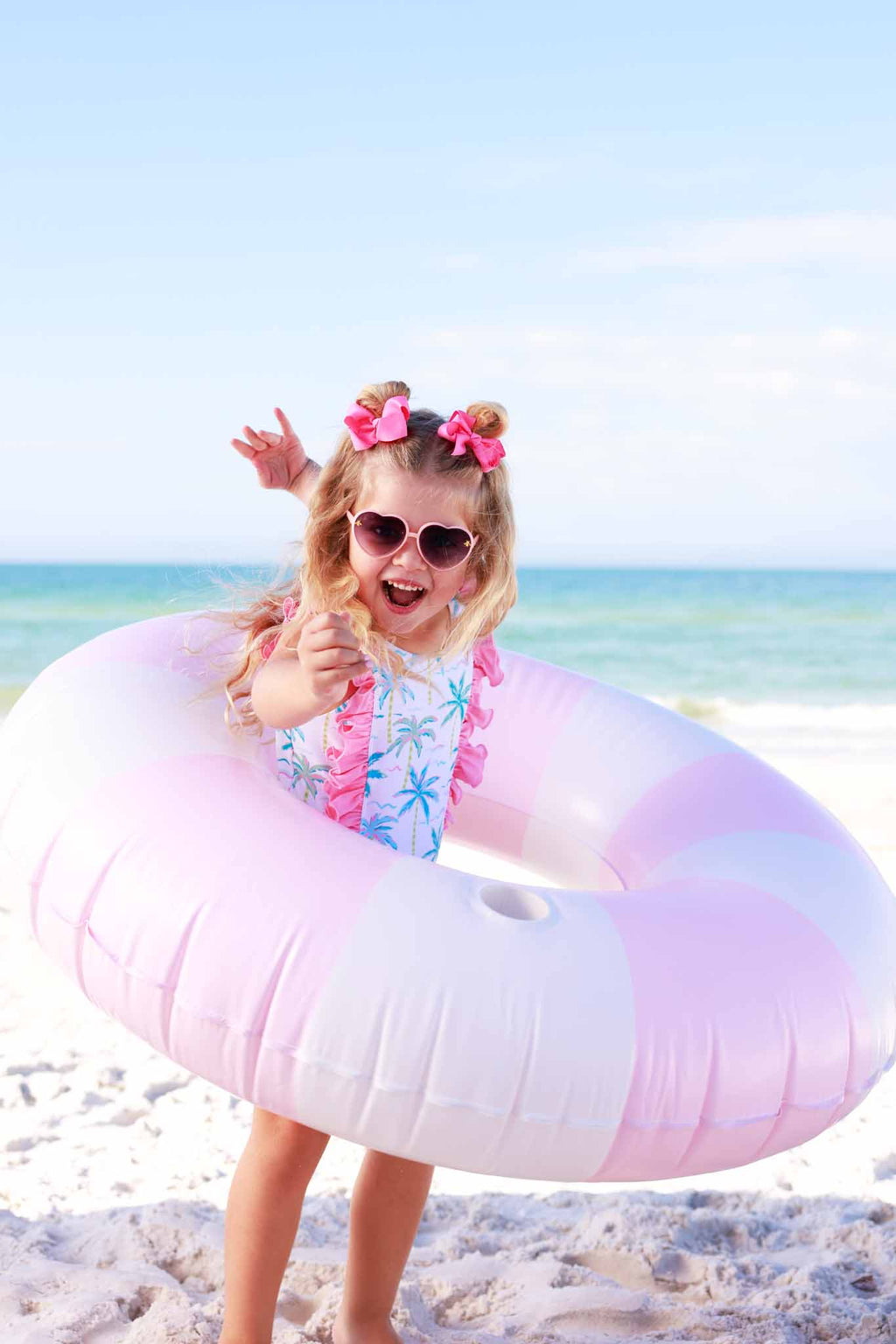 Double Ruffle One Piece | Blue Lagoon
