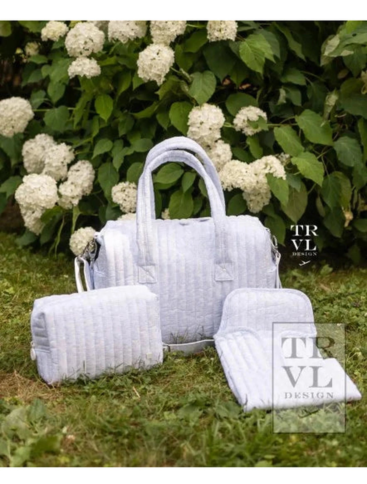 Quilted Stroller Bundle in Woodland Blue