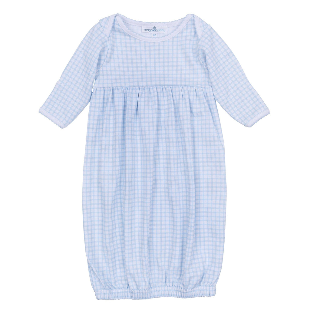 Peek-A-Boo Wishes Gathered Gown - Light Blue