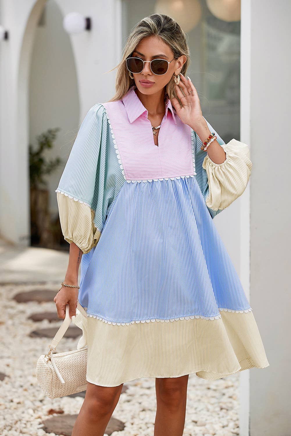 Ric Rac Collared Dress