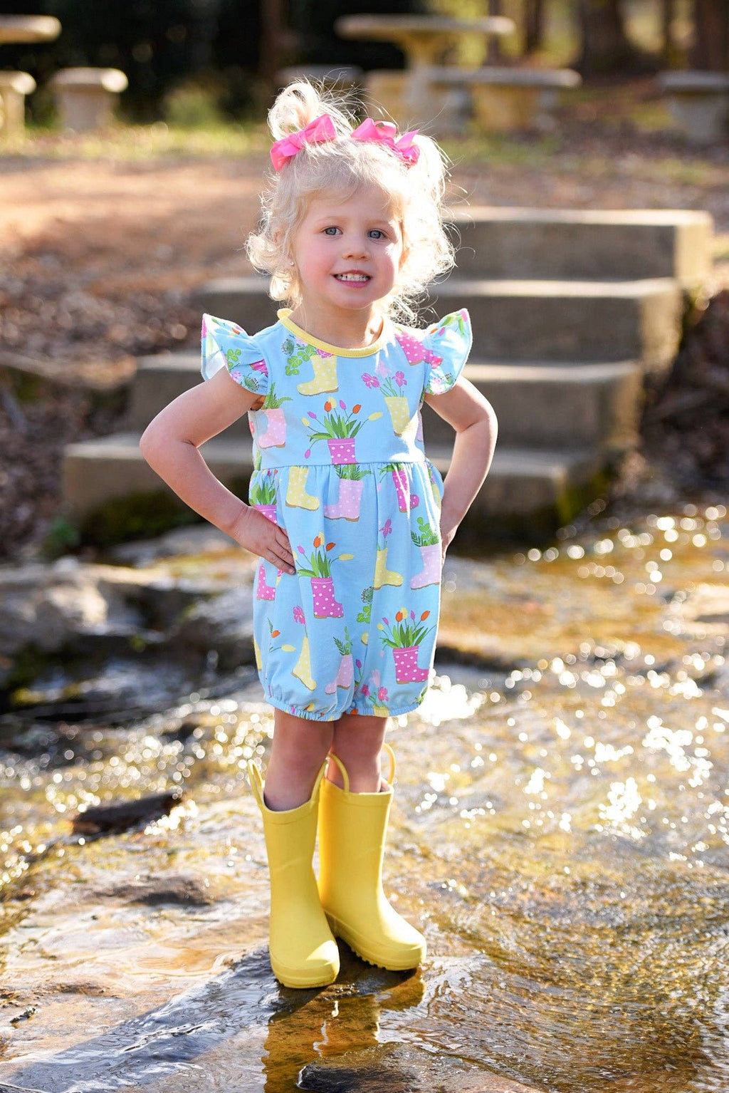 April Showers Romper