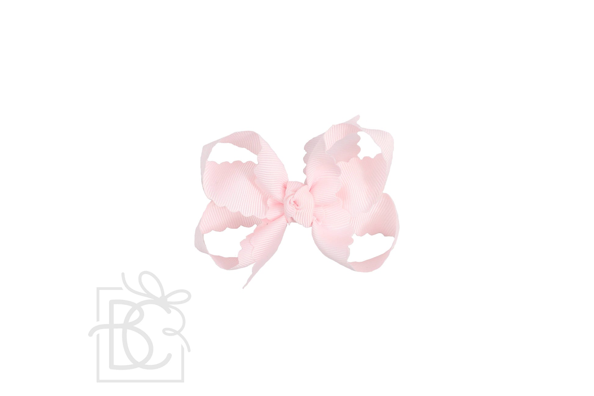 Large SCALLOPED EDGE BOW
