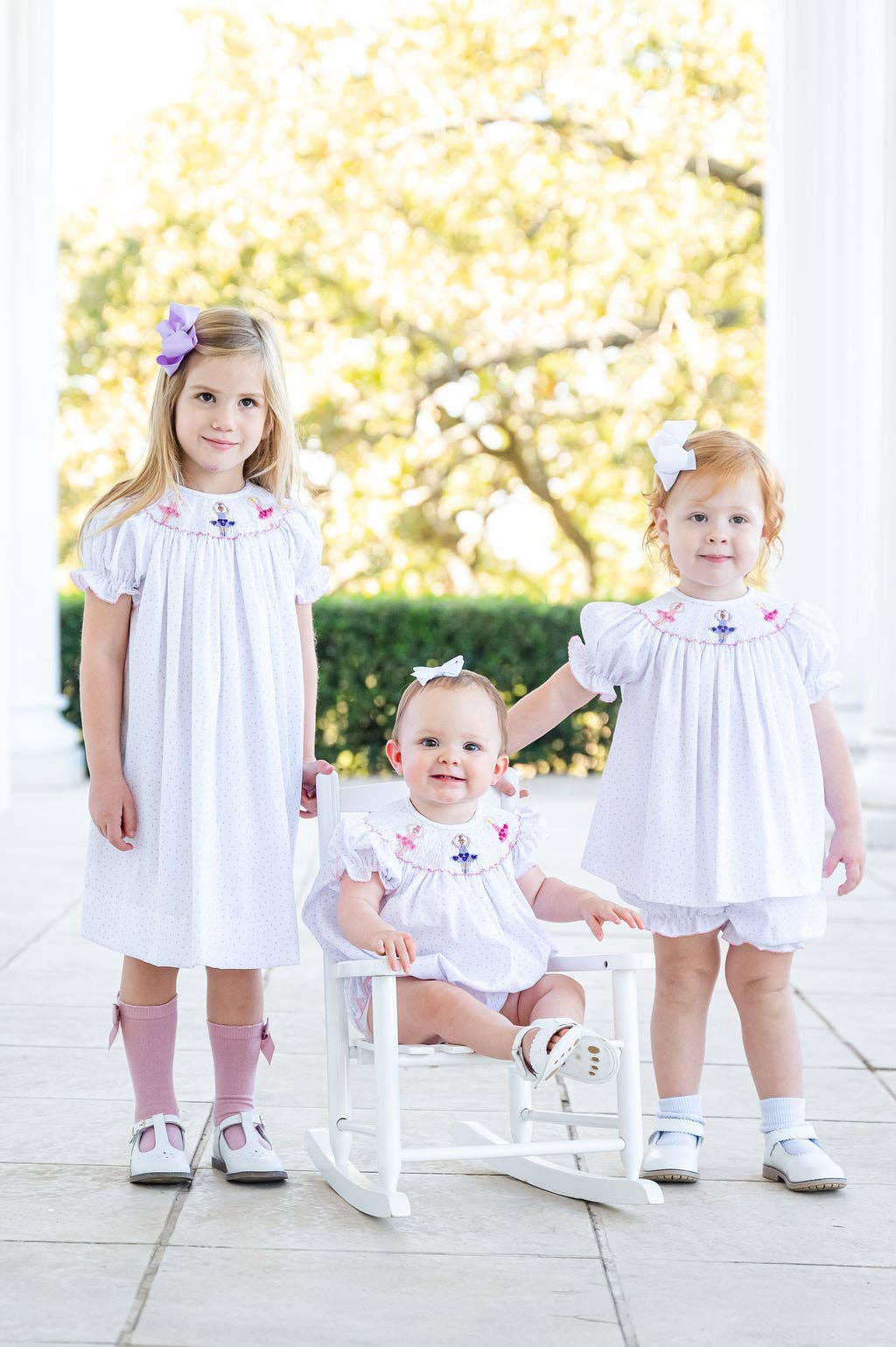 Ballerinas Smocked Dress