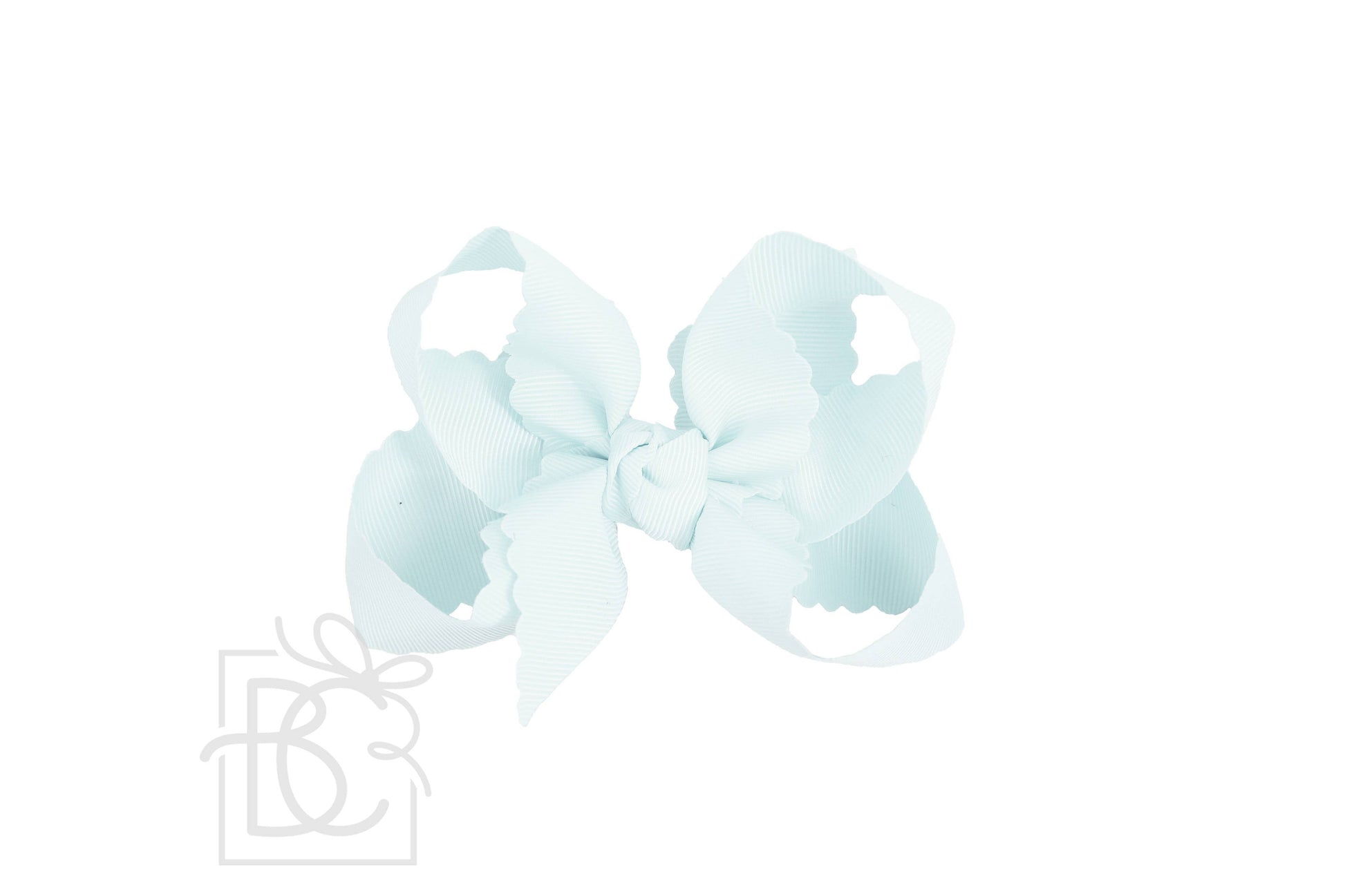 Large SCALLOPED EDGE BOW