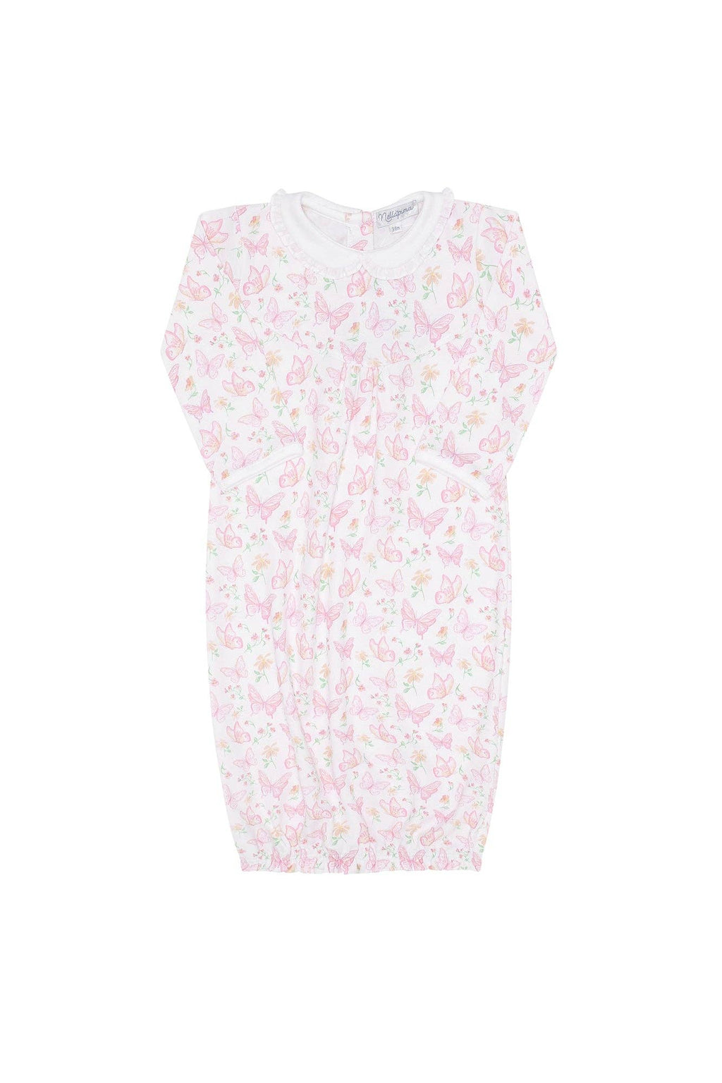 Butterflies Print Gown