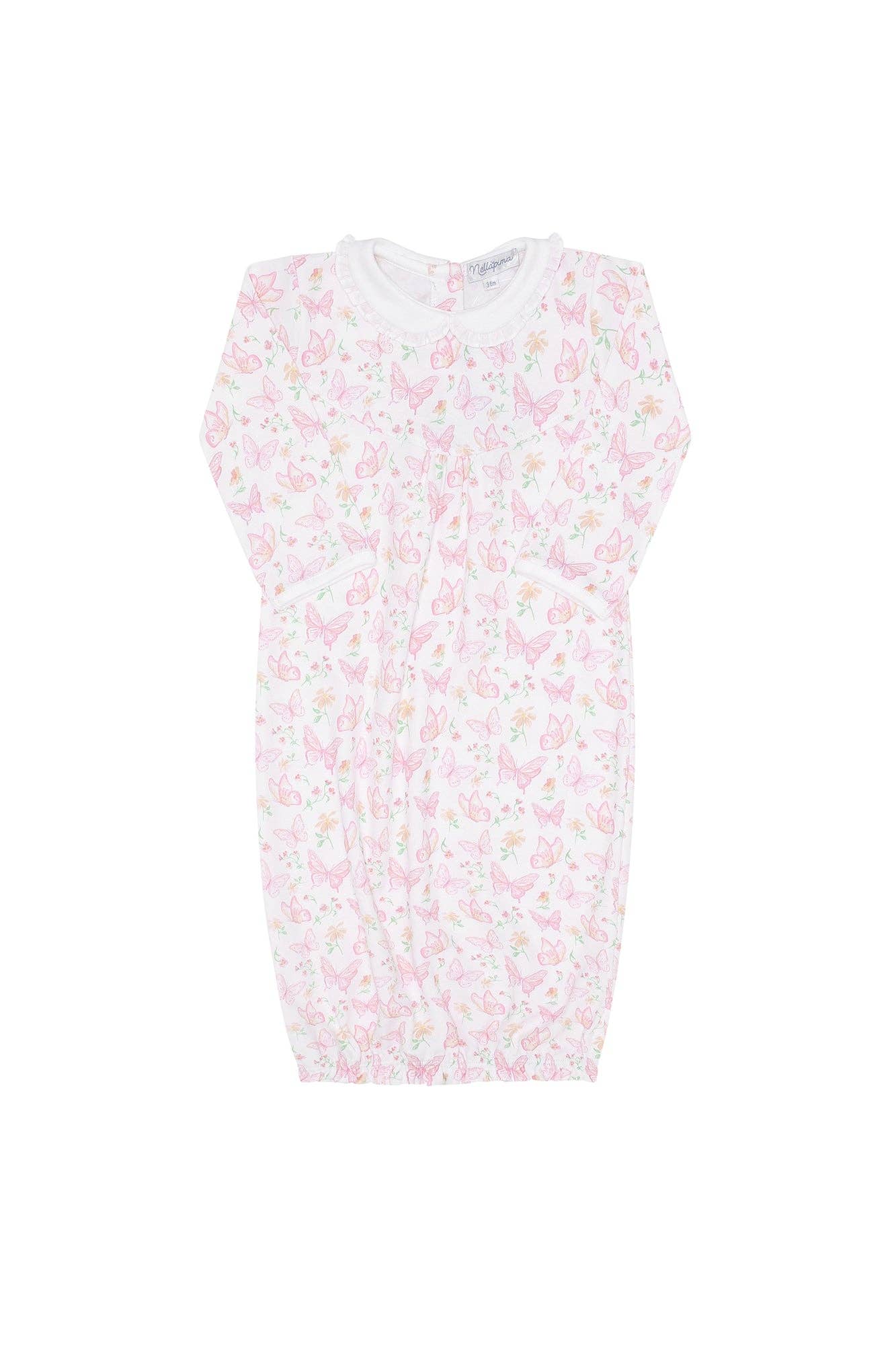 Butterflies Print Gown
