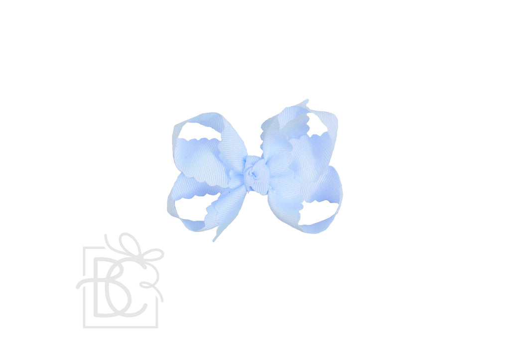 Large SCALLOPED EDGE BOW