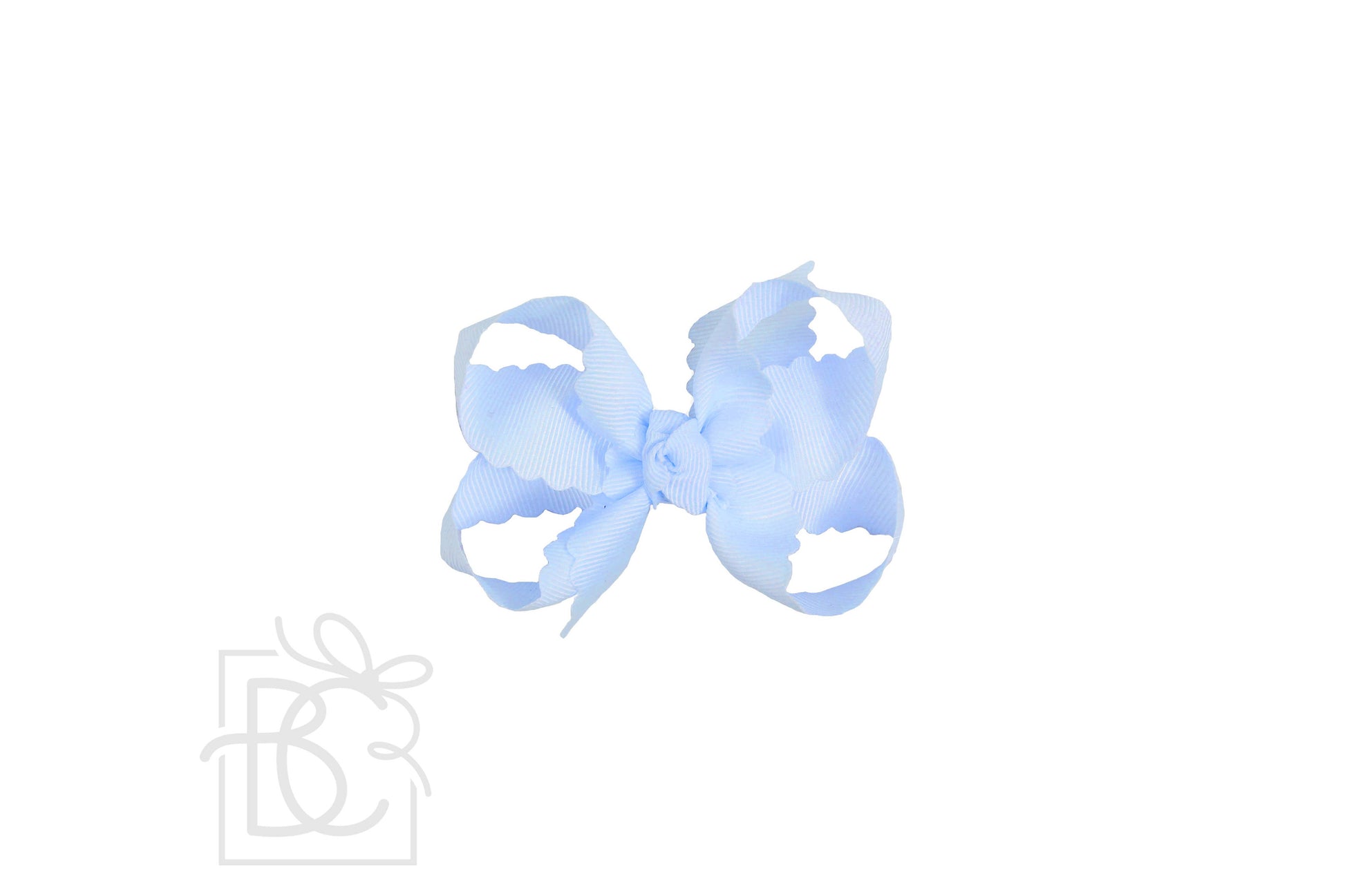 Large SCALLOPED EDGE BOW