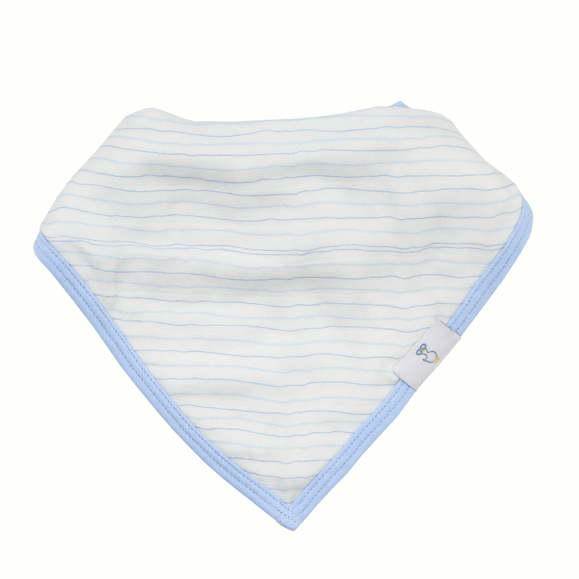 2 PK Muslin & Terry Cloth Bib Set Popsicles/Stripes