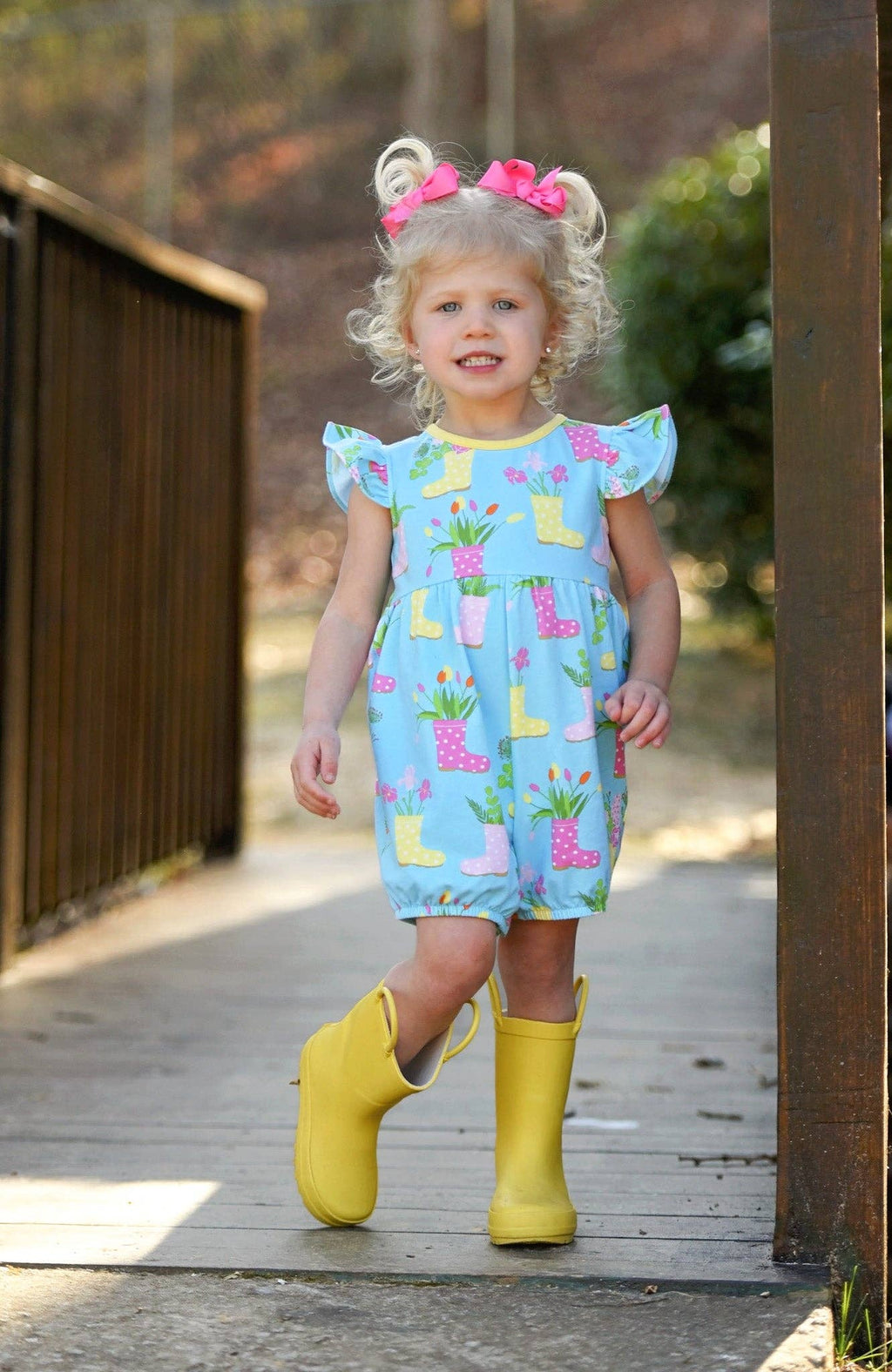 April Showers Romper