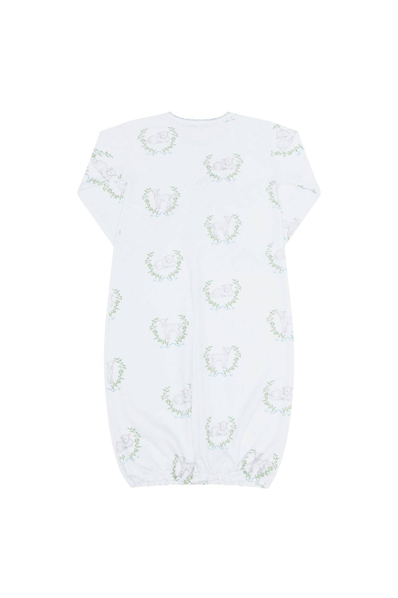 Blue Lamb Print Gown