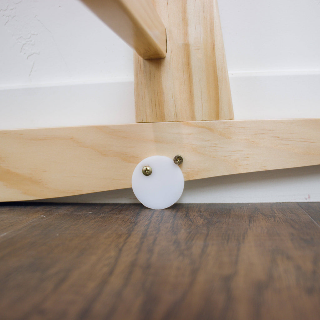 Bassinet Stand with brake-Natural