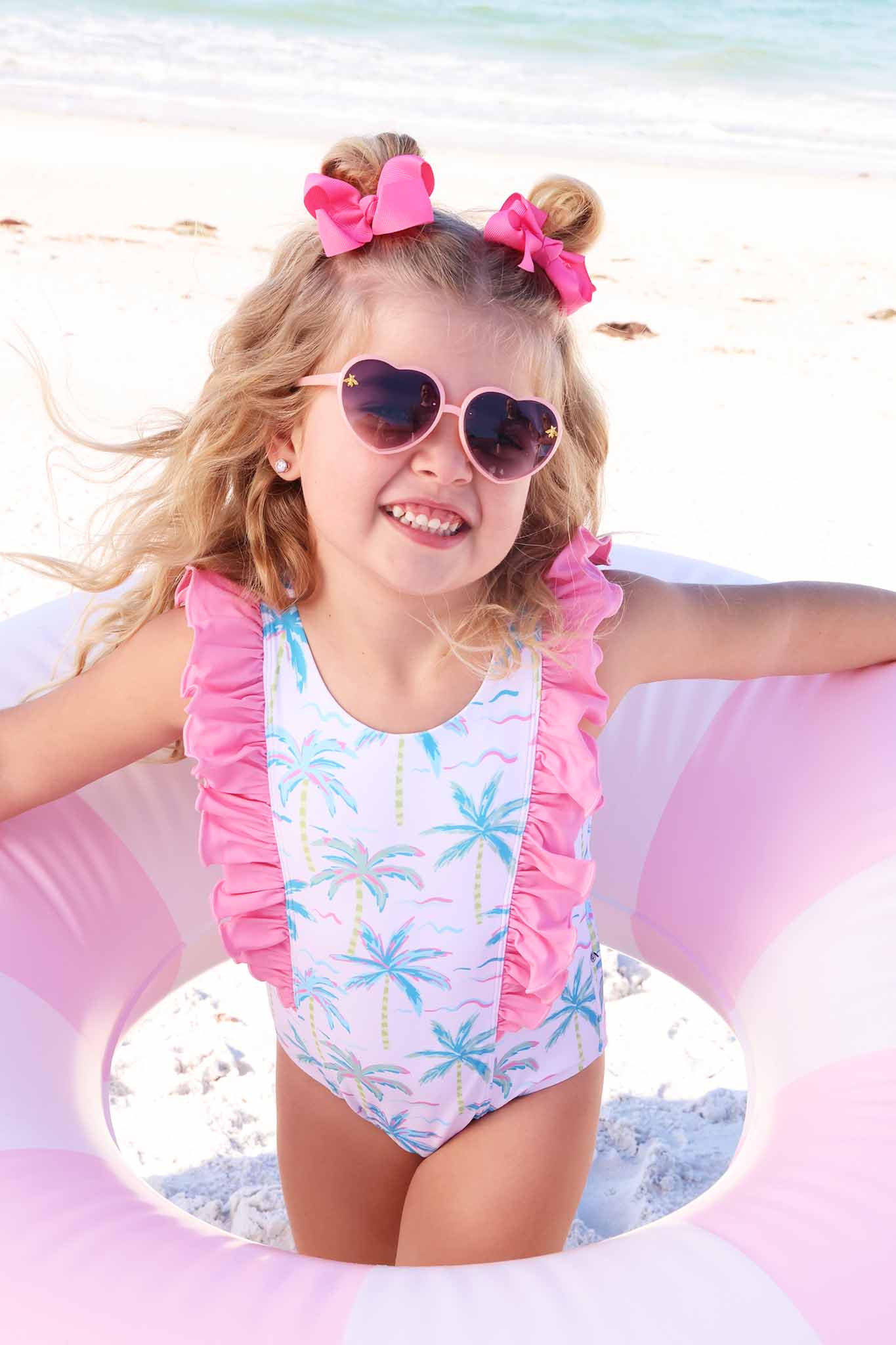 Double Ruffle One Piece | Blue Lagoon