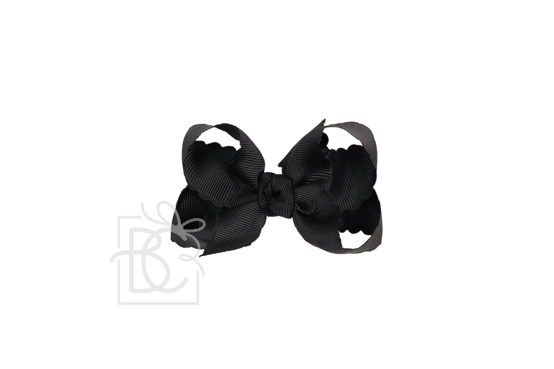 Large SCALLOPED EDGE BOW