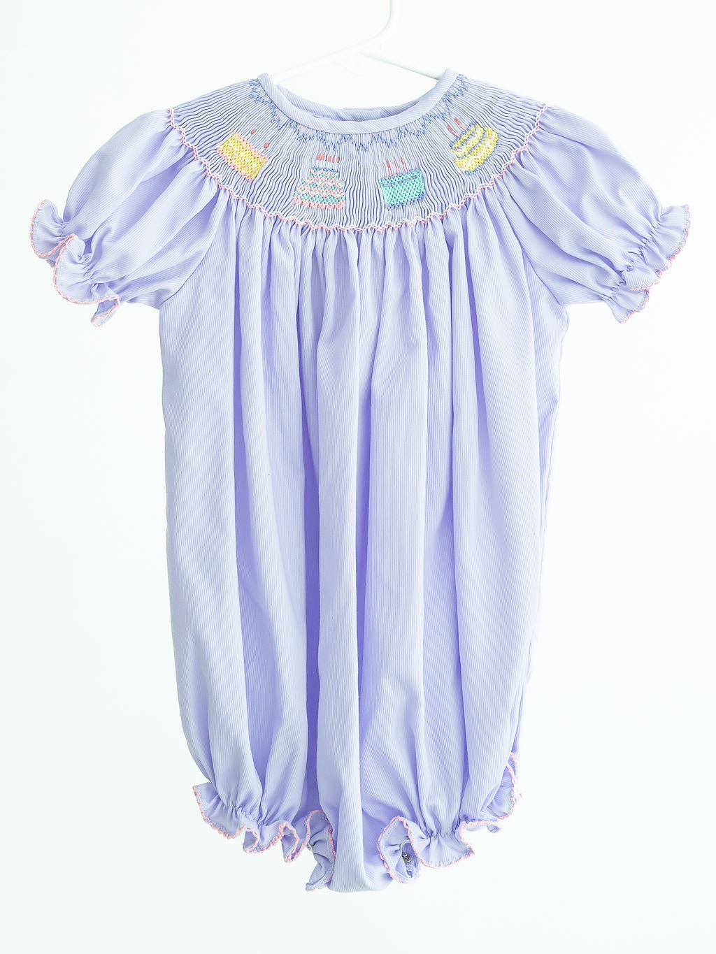 Birthday Girl Smocked Bubble