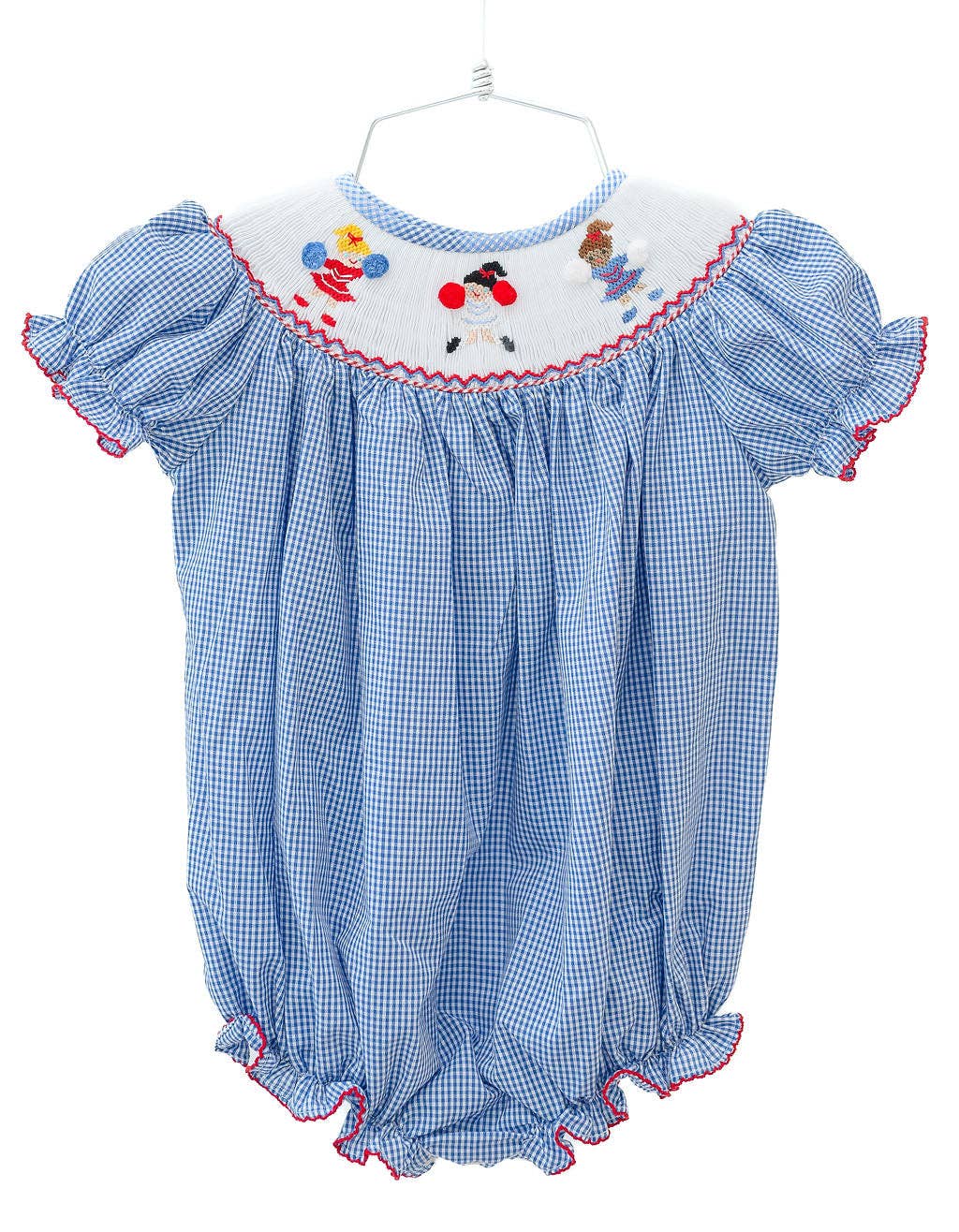 Ole miss Cheerleaders Smocked Bubble