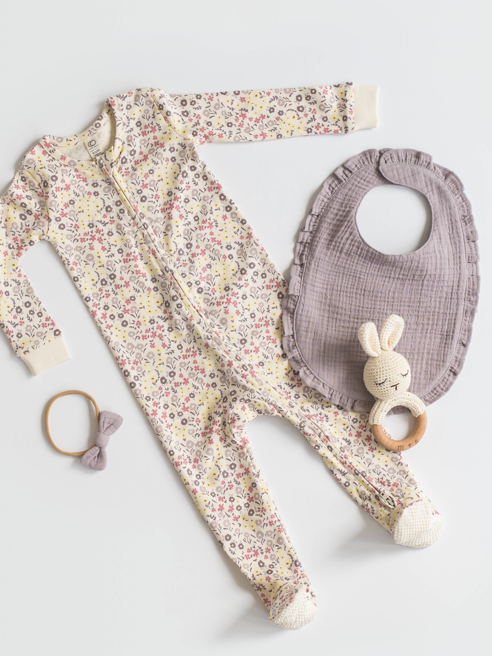 Peyton Footed Sleeper - Floral