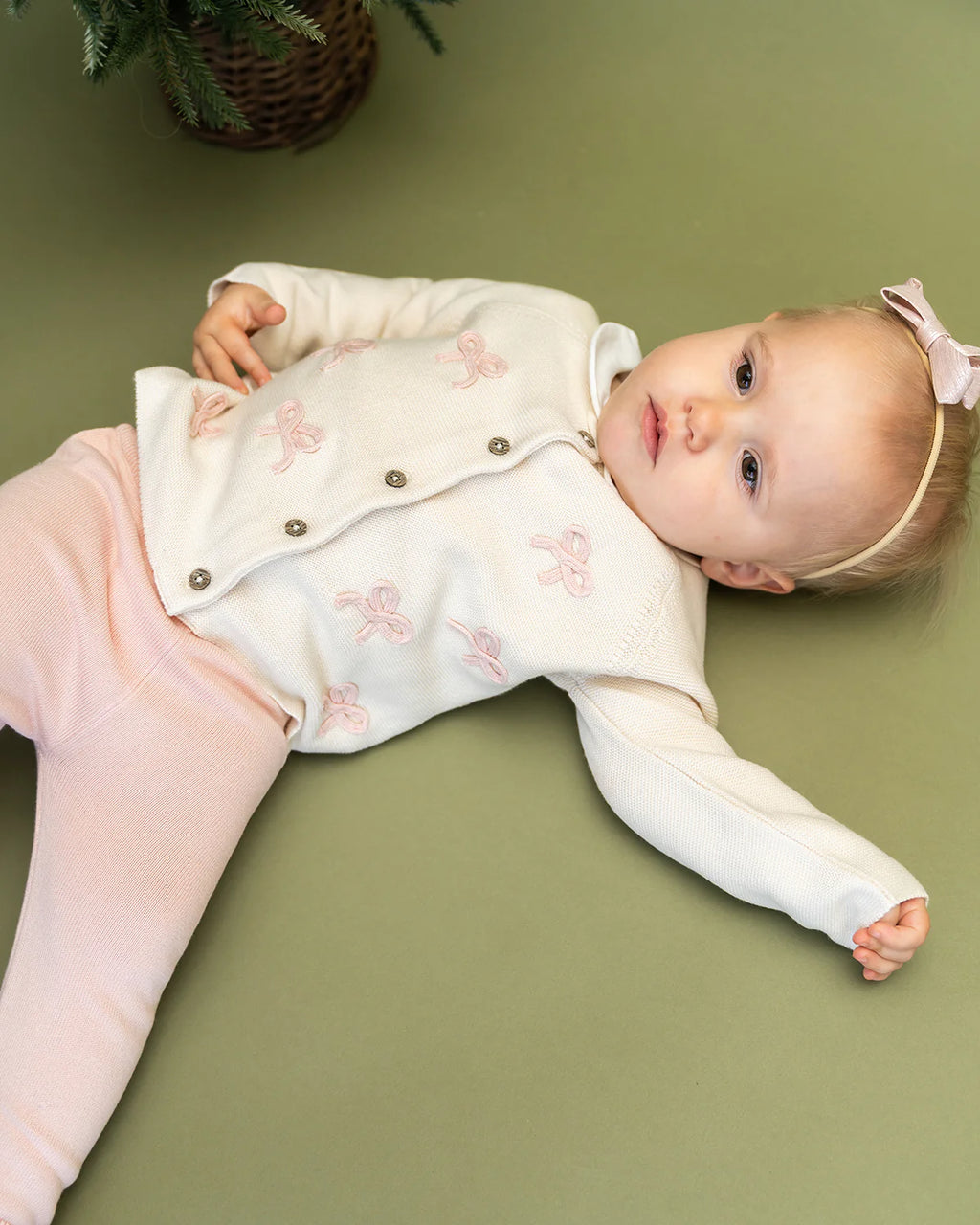 Zoe Bow Button Set