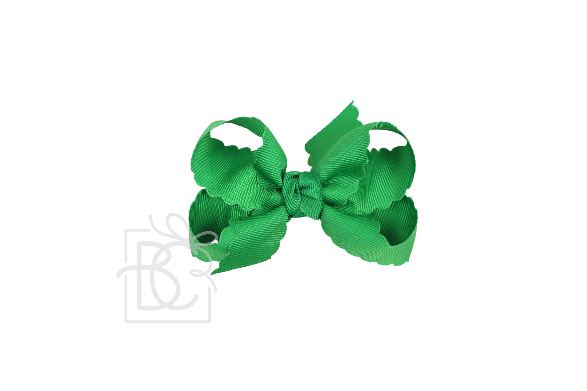 Large SCALLOPED EDGE BOW